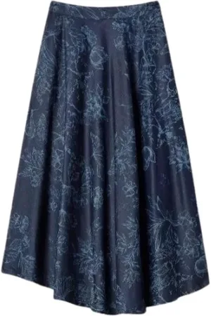 Twin-Set Mujer, Faldas, Azul, Talla: M