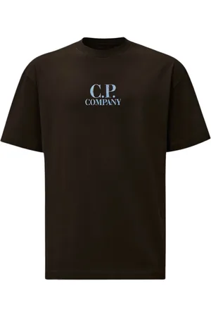 C.P. Company Hombre, Camisetas, Negro, Talla: 2XL
