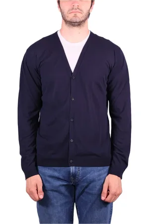 Roberto Collina Hombre, Jerseys, Azul, Talla: XL