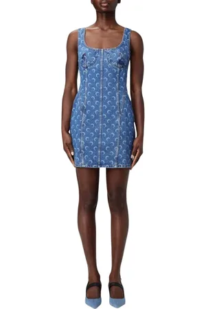 Marine Serre Mujer, Vestidos, Azul, Talla: S