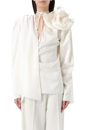 MAGDA BUTRYM Mujer, Blusas y Camisas, Blanco, Talla: S