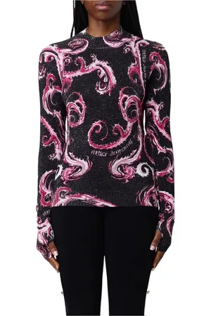 VERSACE Mujer, Jerseys, Negro, Talla: L