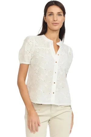 2-Biz Mujer, Blusas y Camisas, Blanco, Talla: M