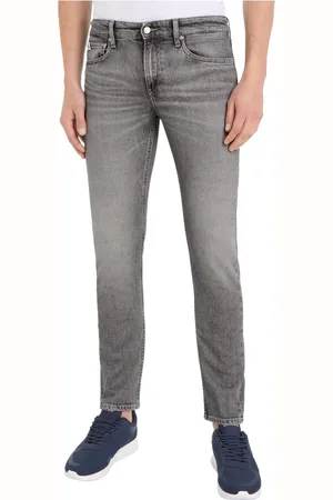 Calvin Klein Hombre, Vaqueros, Gris, Talla: W34 L32
