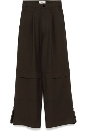 Ami Mujer, Pantalones, Marrón, Talla: S