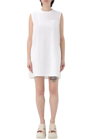 SACAI Mujer, Vestidos, Blanco, Talla: L