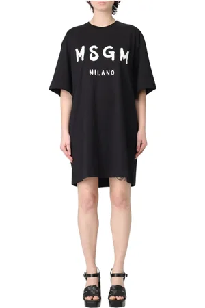 Msgm Mujer, Vestidos, Negro, Talla: S