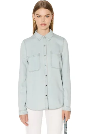 Berenice Mujer, Blusas y Camisas, Azul, Talla: XS