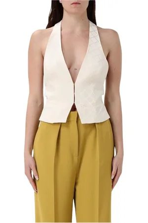 Elisabetta Franchi Mujer, Chaquetas, Amarillo, Talla: L