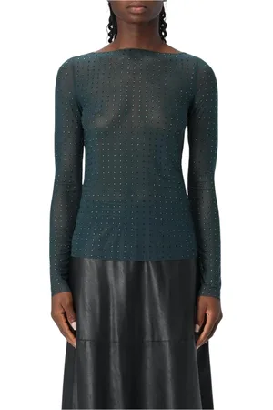 Pinko Mujer, Camisetas, Verde, Talla: S