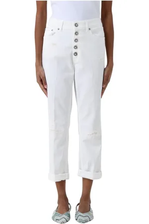 Dondup Mujer, Vaqueros, Blanco, Talla: W30