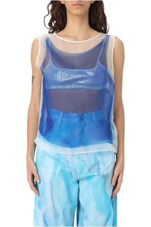 Khrisjoy Mujer, Camisetas, Azul, Talla: S