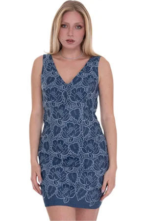 Guess Mujer, Vestidos, Azul, Talla: S