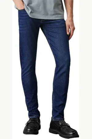 Calvin Klein Hombre, Vaqueros, Azul, Talla: W33 L32