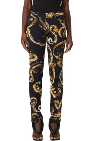 VERSACE Mujer, Vaqueros, Negro, Talla: W32