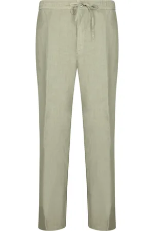 120% Lino Hombre, Pantalones, Verde, Talla: XL