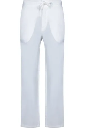 120% Lino Hombre, Pantalones, Blanco, Talla: XL