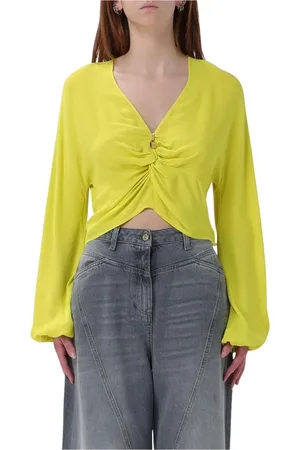 Elisabetta Franchi Mujer, Blusas y Camisas, Amarillo, Talla: S