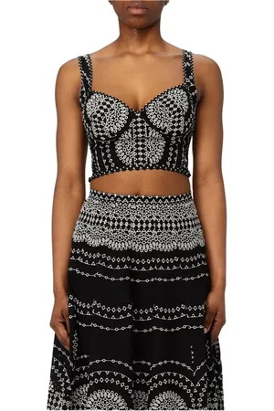CHARO RUIZ IBIZA Mujer, Camisetas, Negro, Talla: M