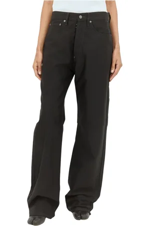 Maison Margiela Mujer, Vaqueros, Negro, Talla: W26
