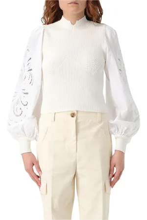 Twin-Set Mujer, Jerseys, Blanco, Talla: M