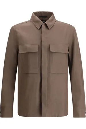 Ermenegildo Zegna Hombre, Chaquetas, Marrón, Talla: L