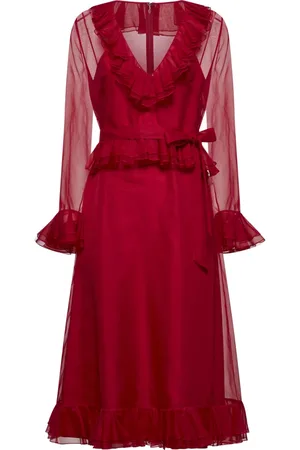 VALENTINO Mujer, Vestidos, Rojo, Talla: S