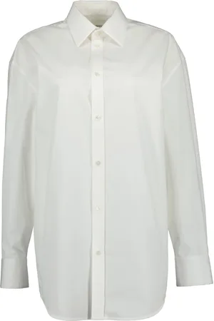 Saint Laurent Mujer, Blusas y Camisas, Blanco, Talla: L