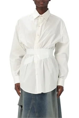 Maison Margiela Mujer, Blusas y Camisas, Blanco, Talla: L