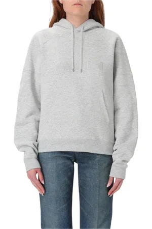 Saint Laurent Mujer, Sudaderas, Gris, Talla: S