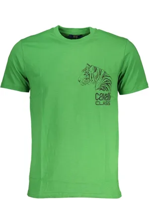 Roberto Cavalli Hombre, Camisetas, Verde, Talla: M