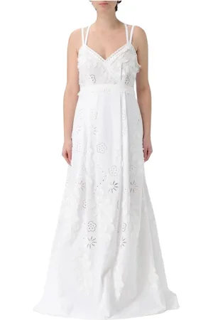 Alberta Ferretti Mujer, Vestidos, Blanco, Talla: 2XS