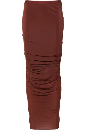 Rick Owens Mujer, Faldas, Marrón, Talla: S
