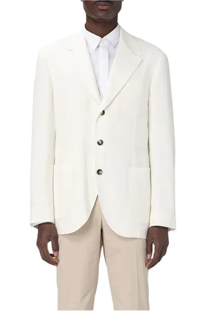 Brunello Cucinelli Hombre, Chaquetas, Blanco, Talla: L
