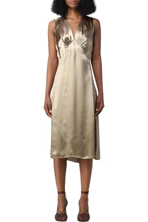 Bottega Veneta Mujer, Vestidos, Amarillo, Talla: S