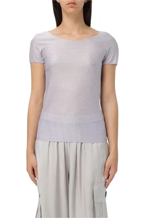 Emporio Armani Mujer, Camisetas, Púrpura, Talla: L
