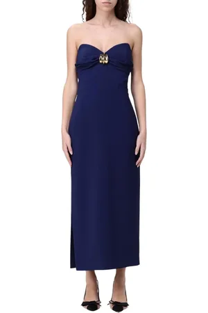 Elisabetta Franchi Mujer, Vestidos, Azul, Talla: L