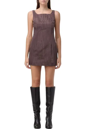Marine Serre Mujer, Vestidos, Marrón, Talla: S