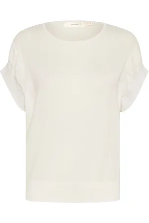 INWEAR Mujer, Camisetas, Blanco, Talla: L