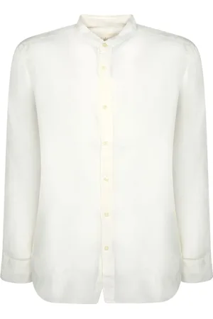 120% Lino Hombre, Camisas, Blanco, Talla: L