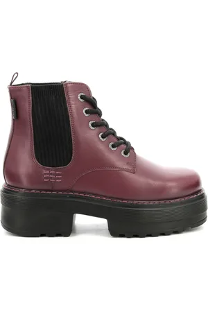 Kickers Mujer, Zapatos, Rojo, Talla: 38 EU