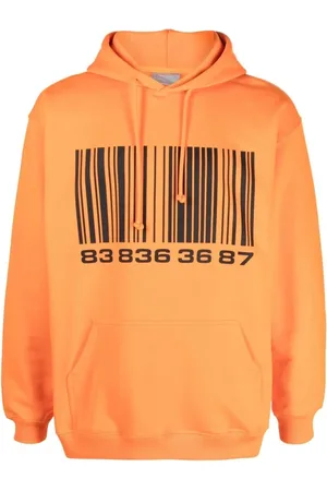 VTMNTS Hombre, Sudaderas, Naranja, Talla: L