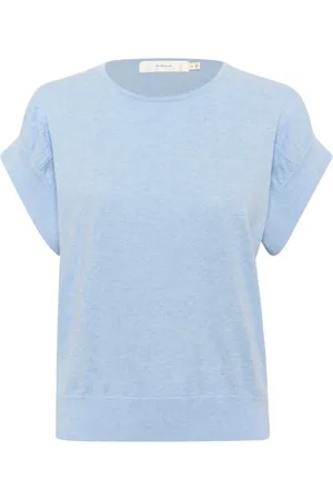 INWEAR Mujer, Camisetas, Azul, Talla: XL