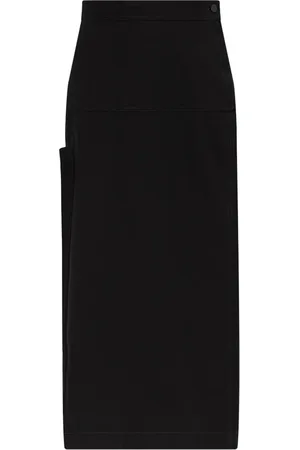 LEMAIRE Mujer, Faldas, Negro, Talla: L