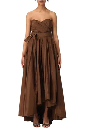 Pinko Mujer, Vestidos, Marrón, Talla: S