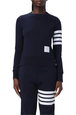 Thom Browne Mujer, Sudaderas, Azul, Talla: S