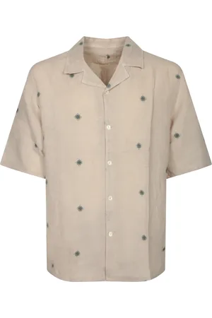 120% Lino Hombre, Camisas, Verde, Talla: L