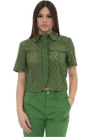 Liu Jo Mujer, Blusas y Camisas, Verde, Talla: M