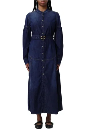 Twin-Set Mujer, Vestidos, Azul, Talla: 2XS