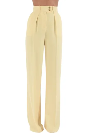 Elisabetta Franchi Mujer, Pantalones, Amarillo, Talla: M